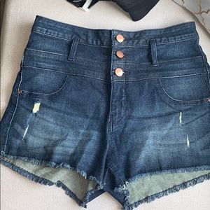 High waisted shorts